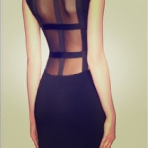 🎉HP🎉Elizabeth & James black Levinson panel dress